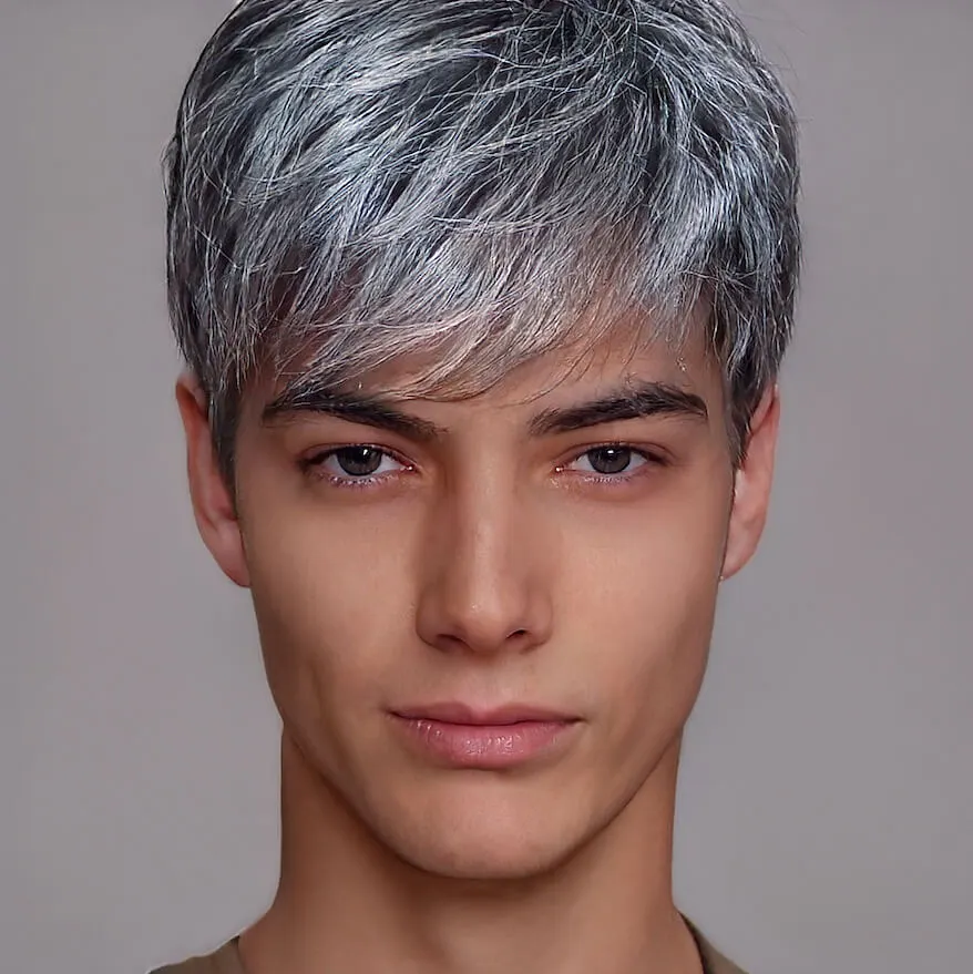 AI Hairstyle Per Colore Grigio