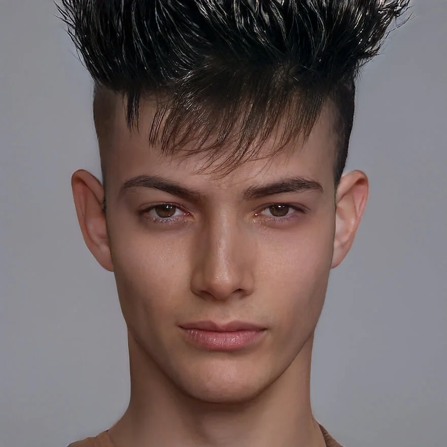AI Hairstyle Per Hi-top fade